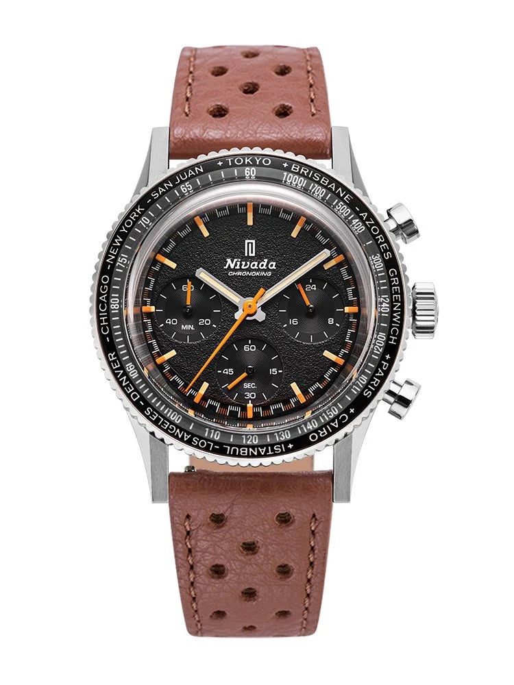 NIVADA GRENCHEN : CHRONOKING MECAQUARTZ INTERBEZEL