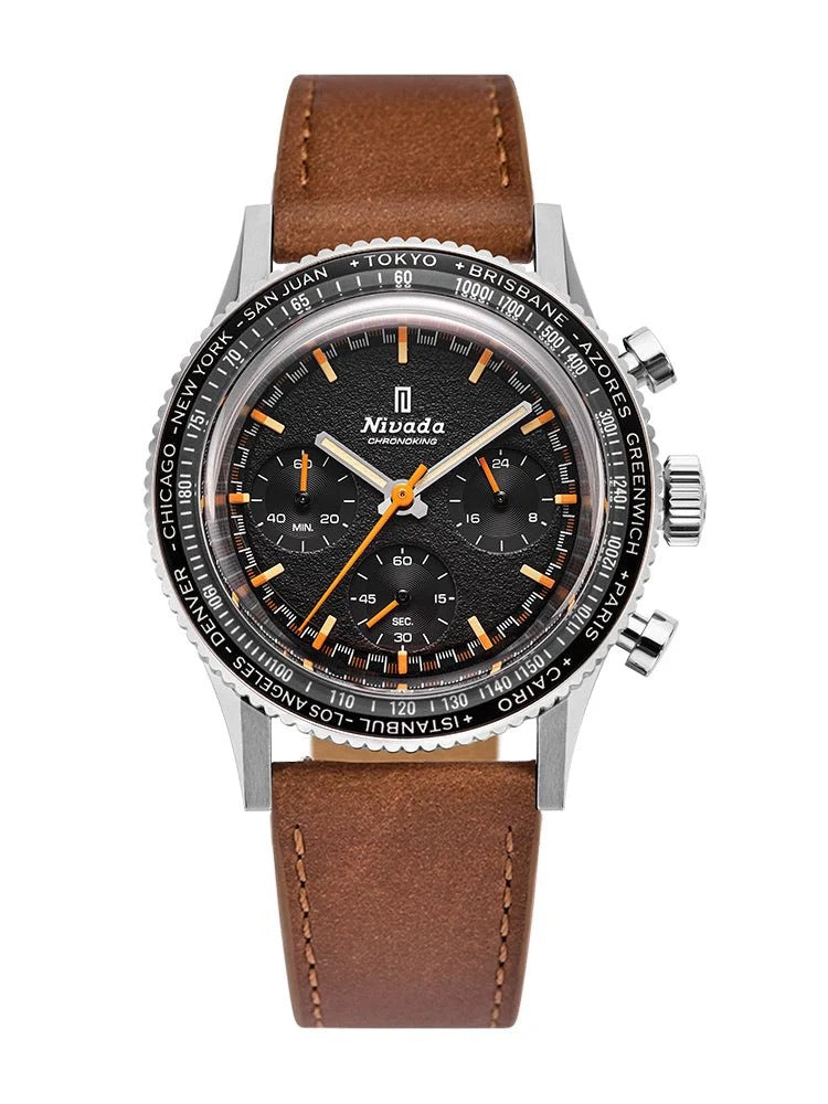 NIVADA GRENCHEN : CHRONOKING MECAQUARTZ INTERBEZEL