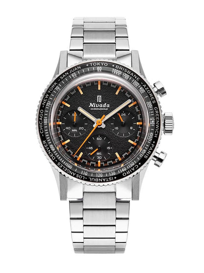 NIVADA GRENCHEN : CHRONOKING MECAQUARTZ INTERBEZEL