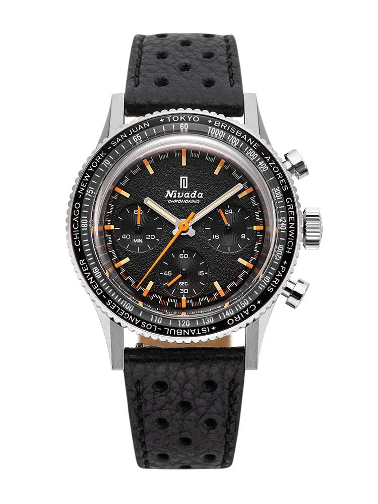 NIVADA GRENCHEN : CHRONOKING MECAQUARTZ INTERBEZEL