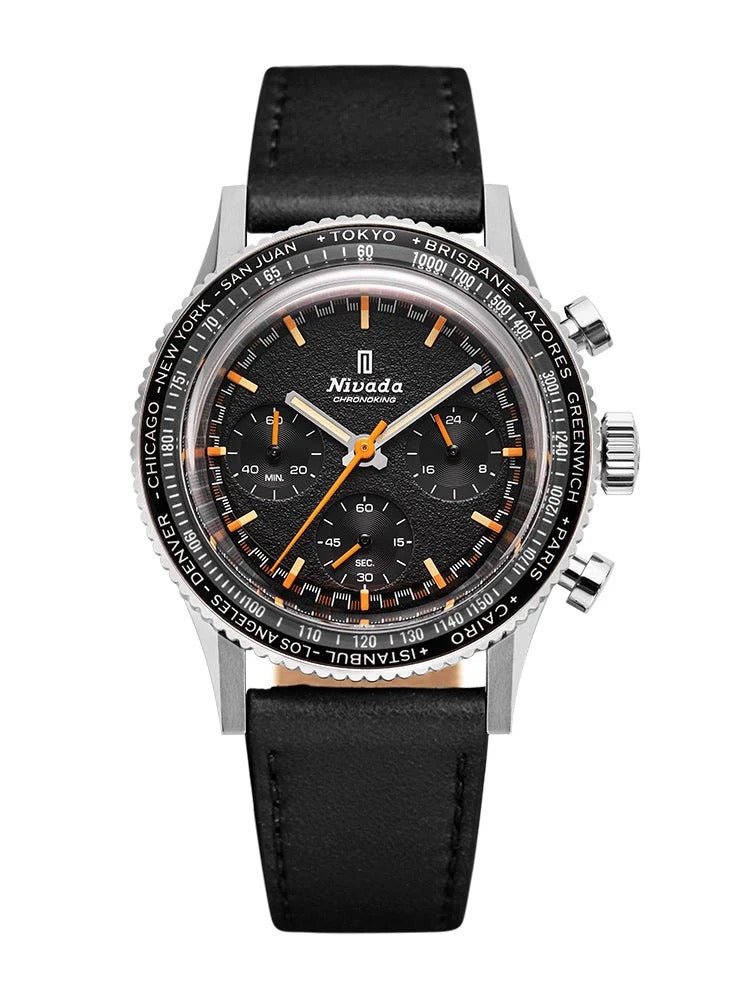 NIVADA GRENCHEN : CHRONOKING MECAQUARTZ INTERBEZEL