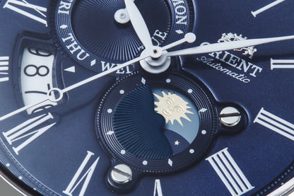ORIENT : BAMBINO SUN & MOON BLEU RA-AK0011D