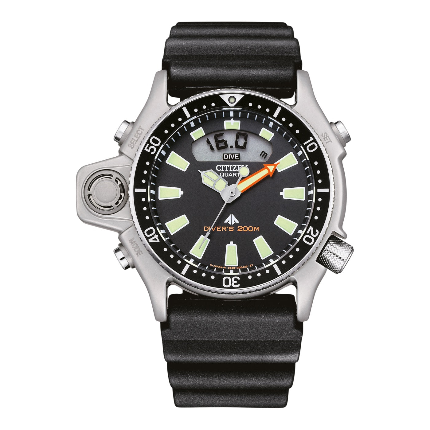 MONTRE CITIZEN : PROMASTER AQUALAND DIVER NOIRE JP2000-08E