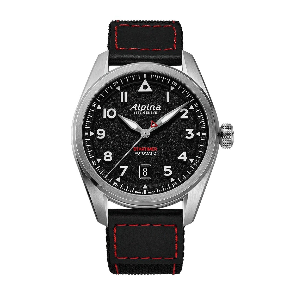 MONTRE ALPINA : STARTIMER PILOT AUTOMATIQUE NOIR AL-525BW4S36