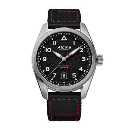 MONTRE ALPINA : STARTIMER PILOT AUTOMATIQUE NOIR AL-525BW4S36