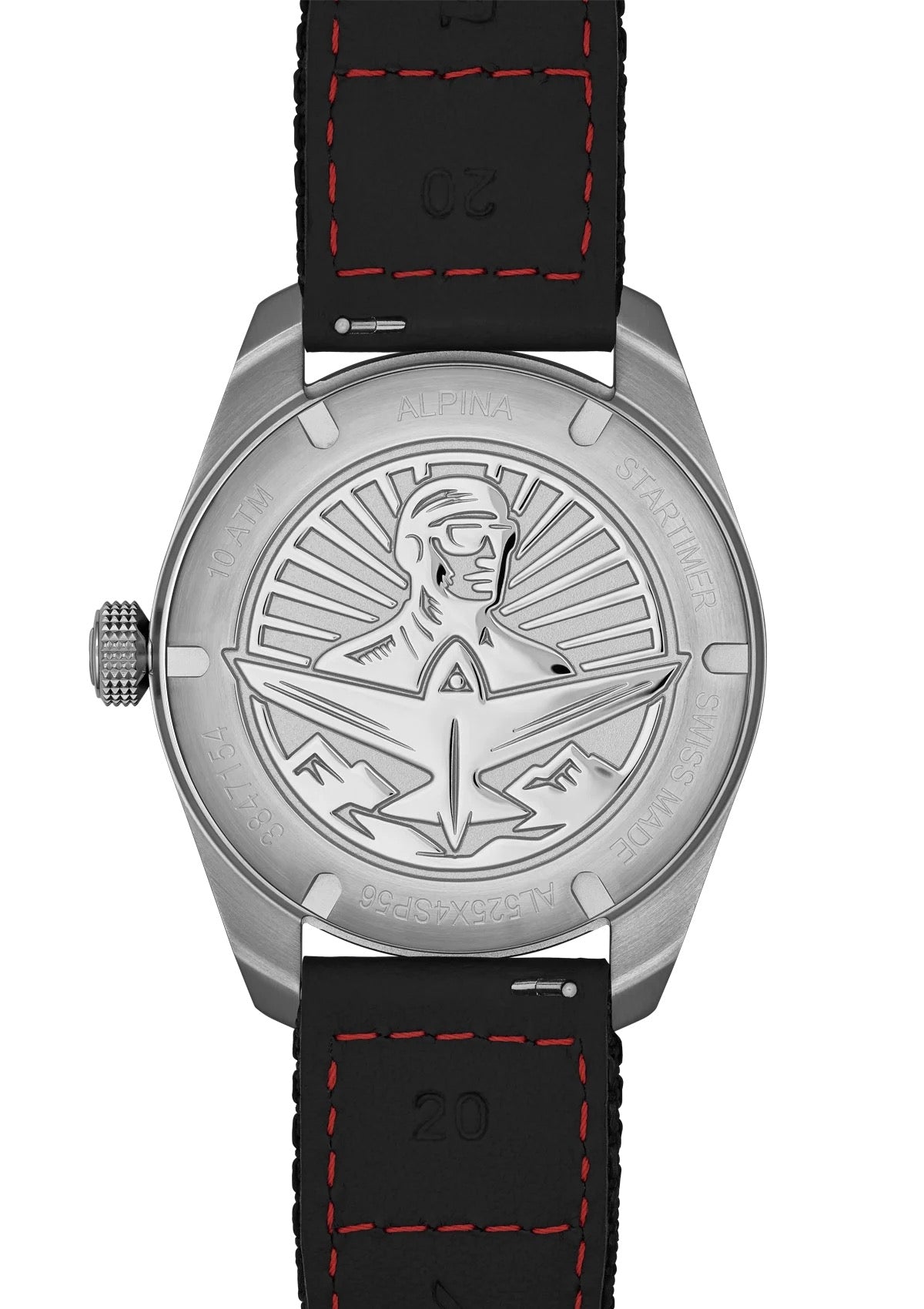 MONTRE ALPINA : STARTIMER PILOT AUTOMATIQUE NOIR AL-525BW4S36