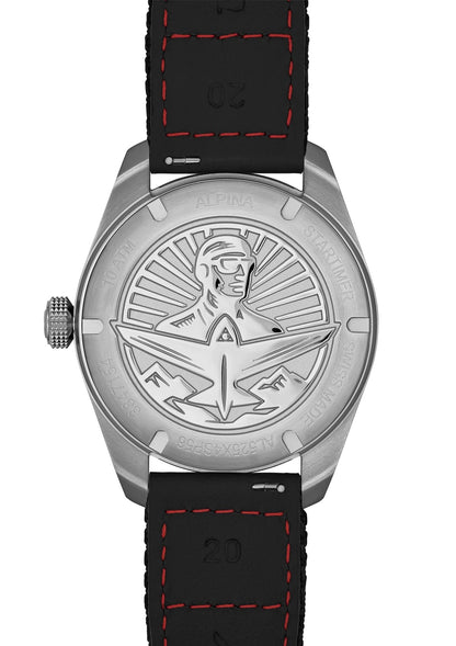 MONTRE ALPINA : STARTIMER PILOT AUTOMATIQUE NOIR AL-525BW4S36