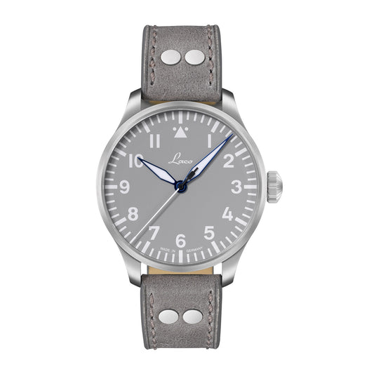 MONTRE LACO : PILOT WATCHES BASIC AUTOMATIQUE AUGSBURG GRIS