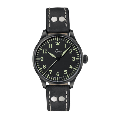 RELOJ LACO: PILOT WATCHES BASIC AUTOMATIC ALTENBURG NEGRO