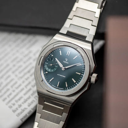 YEMA WATCH: WRISTMASTER SLIM SMALL SECONDS GREEN 29CM