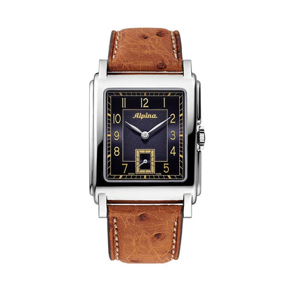 MONTRE ALPINA : HERITAGE CARRÉE AUTOMATIQUE BLEU AL-530N3C6