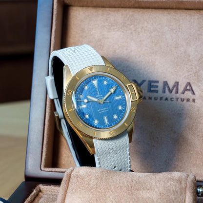 RELOJ YEMA: SUPERMAN BRONCE 10CM EDICIÓN LIMITADA