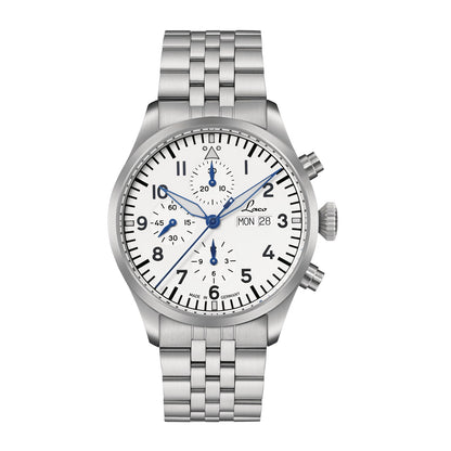 RELOJ LACO: CRONÓGRAFO AUTOMÁTICO KIEL.2 BLANCO