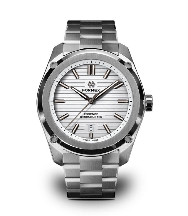 MONTRE FORMEX : ESSENCE CHRONOMÈTRE AUTOMATIQUE BLANC 39 MM