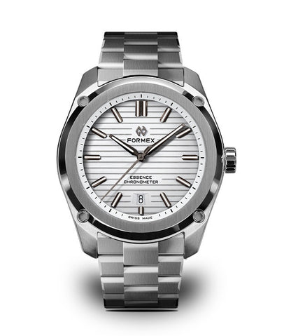 MONTRE FORMEX : ESSENCE CHRONOMÈTRE AUTOMATIQUE BLANC 39 MM