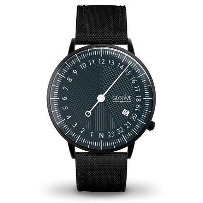 GUSTAVE: ANDRÉ 24H - GREEN DIAL - BLACK CASE