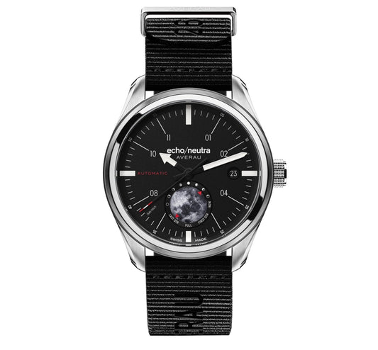 ECHO/NEUTRA: AVERAU 39 LUNAR PHASE (BIG MOON) BLACK