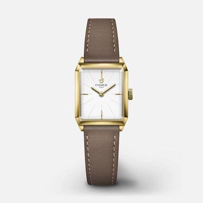 MONTRE CHARLIE PARIS : MONCEAU BLANCHE & OR