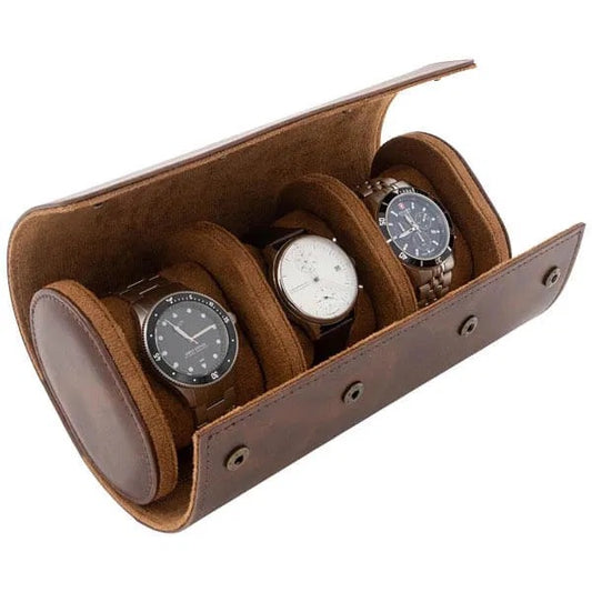 ROULEAU : 3 MONTRES - SIMILICUIR
