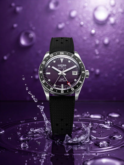 VULCAIN : SKINDIVER GMT VIOLET