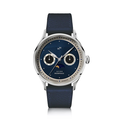 AV86 : 1968 MOONPHASE STEEL DARK BLUE
