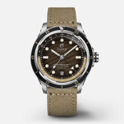 CHARLIE PARIS WATCH: CONCORDIA AUTOMATIC GMT DUNE