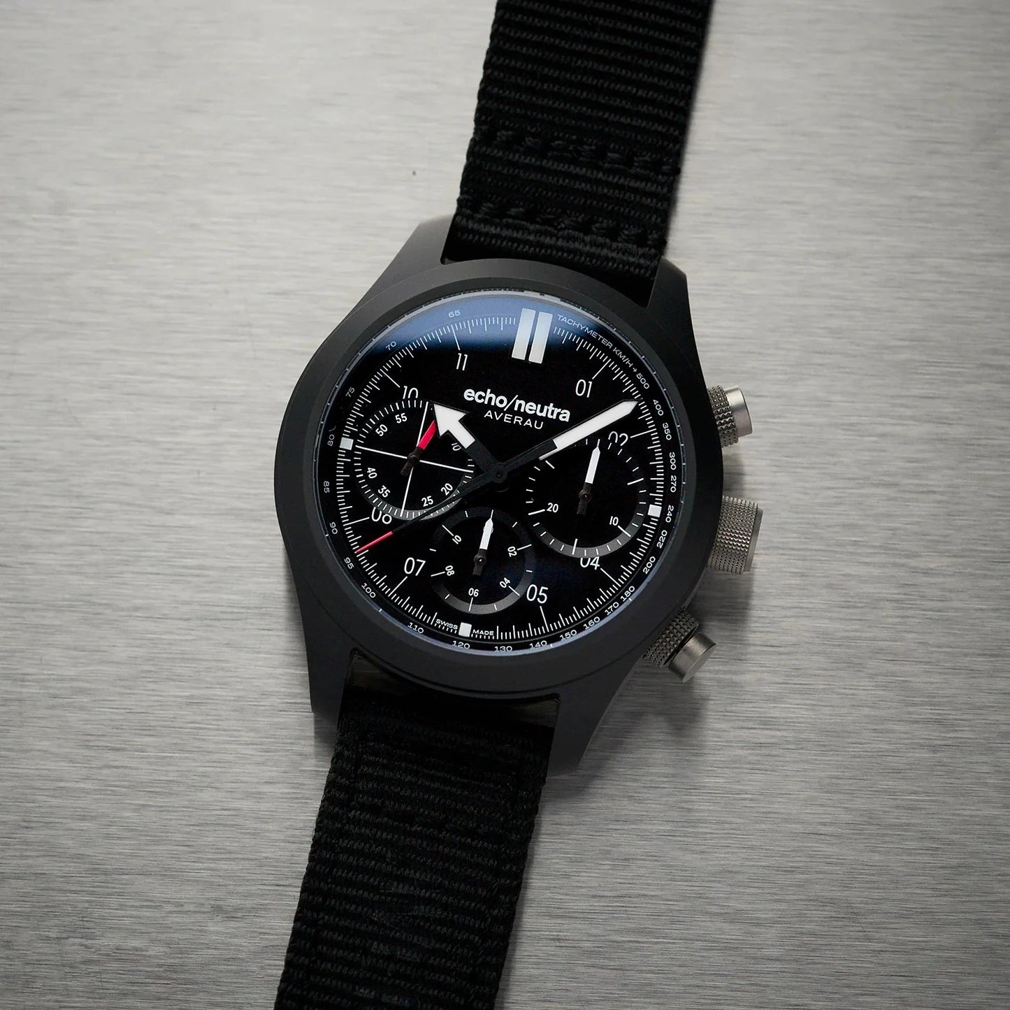 ECHO/NEUTRA: AVERAU 39 LUNAR PHASE (BIG MOON) BLACK