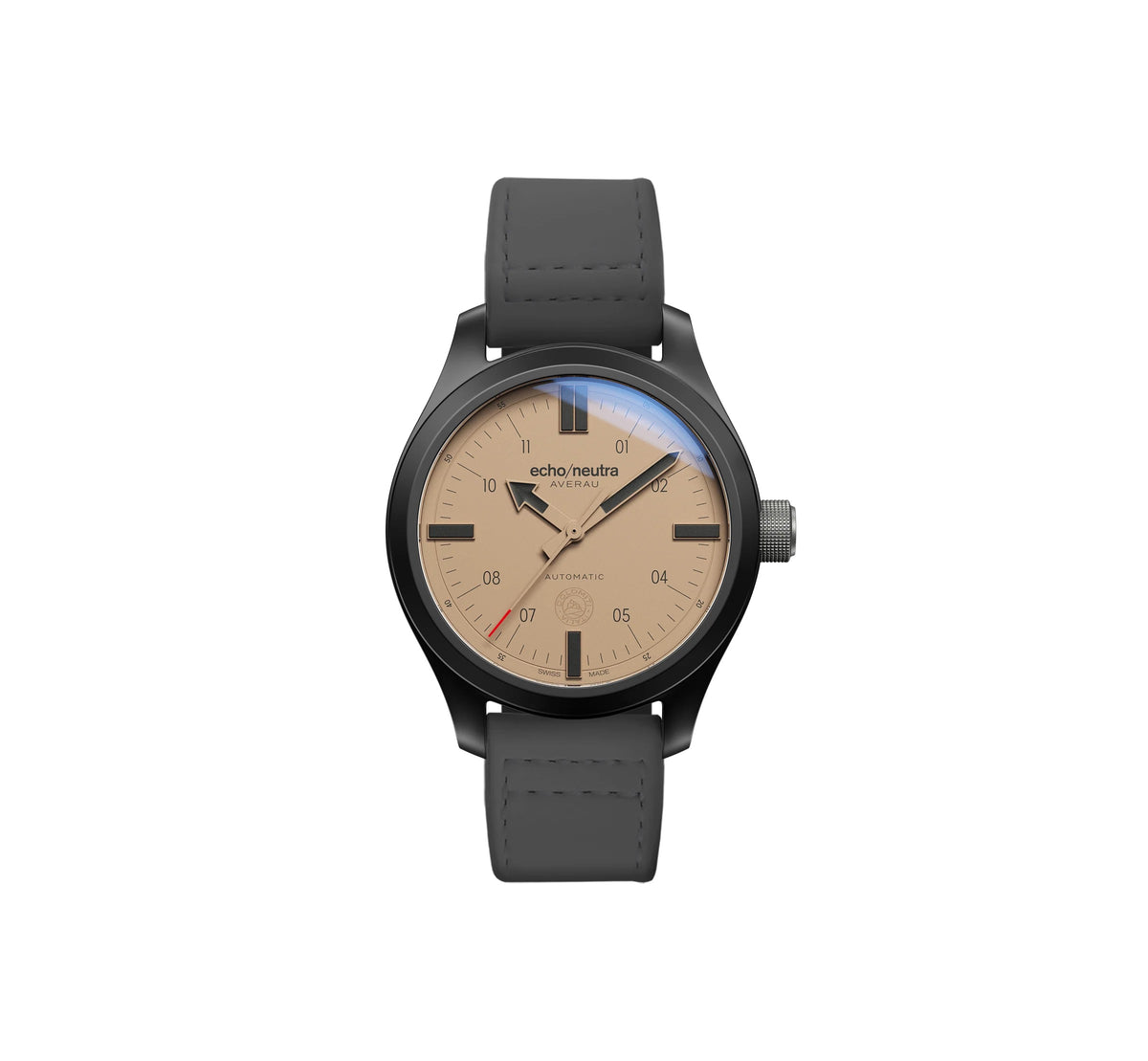 Montre Echo/Neutra : Averau 42 3H Céramique Sable