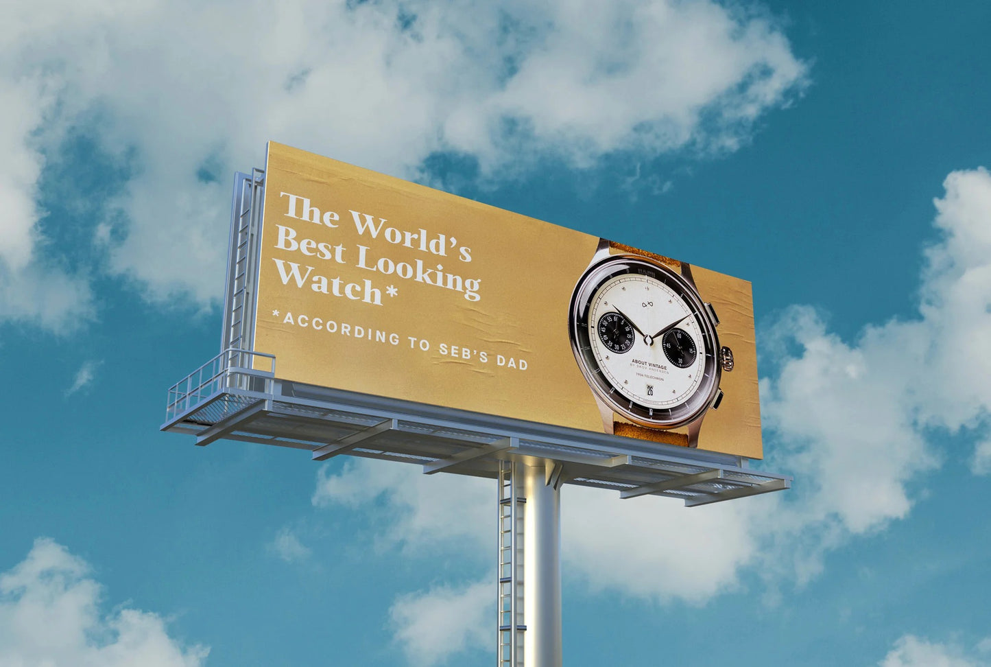 AV86 : 1934 TELECHRON STEEL OFF WHITE & BLACK