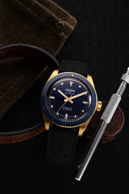 VULCAIN : SKINDIVER NAUTIQUE GOLD BLUE