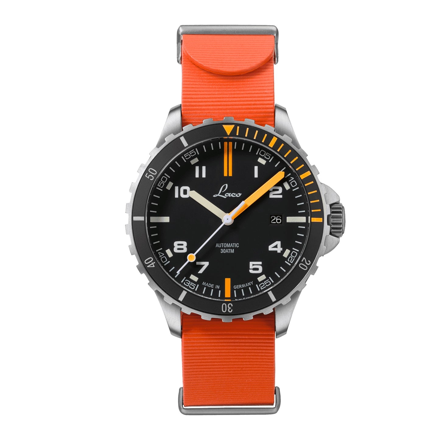 MONTRE LACO: RELOJES DEPORTIVOS MOJAVE AUTOMÁTICO NARANJA