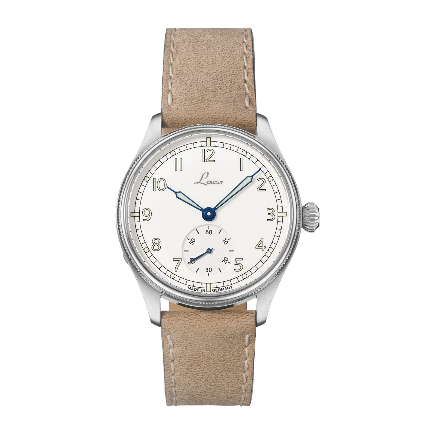 MONTRE LACO : NAVY WATCHES CUXHAVEN 39 BLANC 862168
