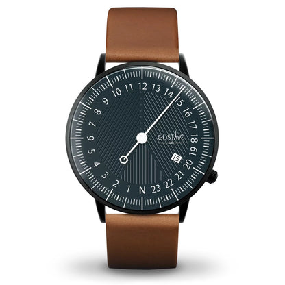 GUSTAVE: ANDRÉ 24H - GREEN DIAL - BLACK CASE