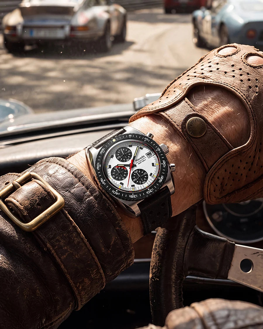 Nivada Grenchen Watch: Autochron Mecaquartz Panda