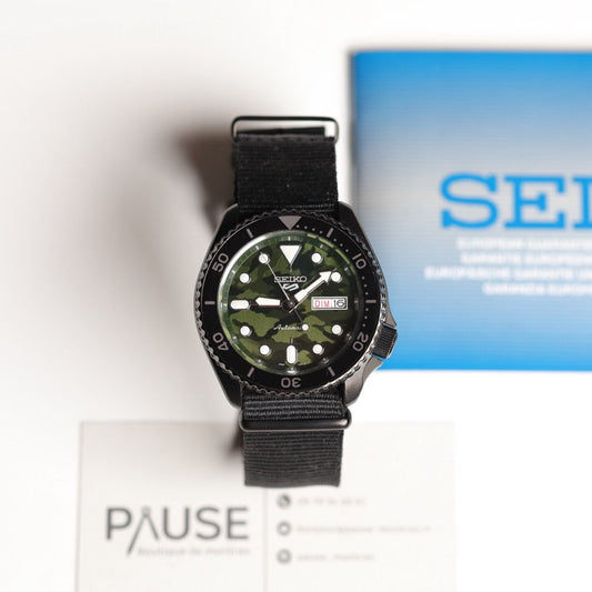 MONTRE SEIKO : SEIKO 5 SPORTS STREET STYLE CAMOUFLAGE SRPJ37K1