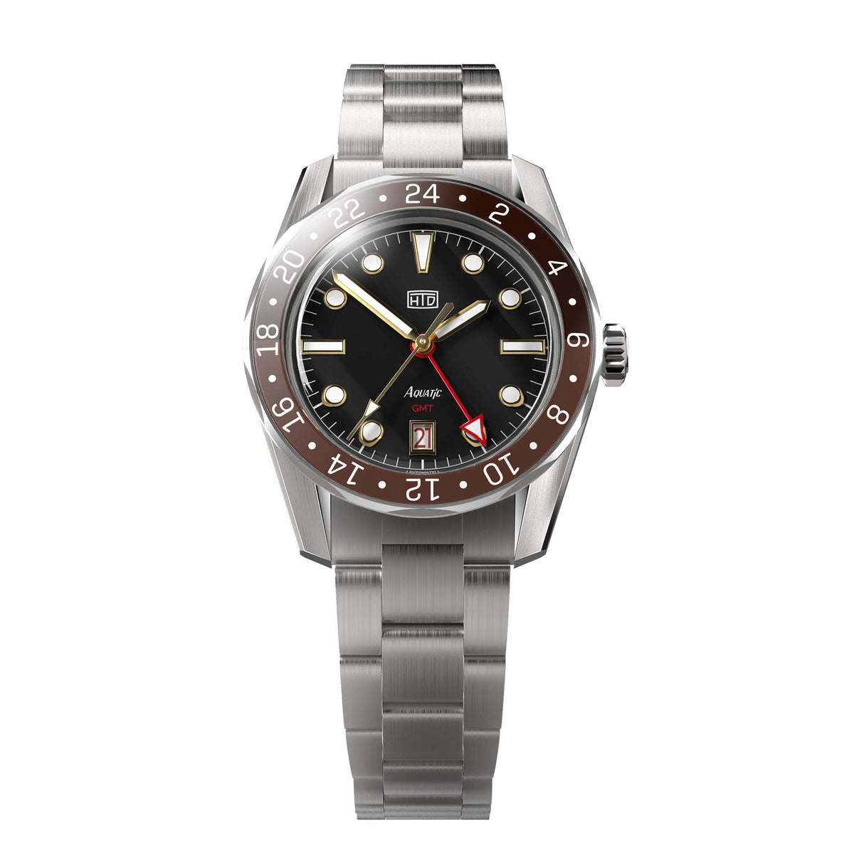 HTD Aquatìc GMT Golden Brown - vue 1