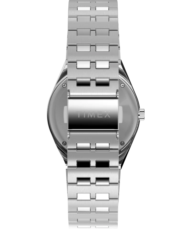 Timex : Q Timex GMT noir 38 mm, vue de présentation