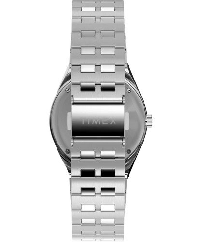 Timex : Q Timex GMT noir 38 mm, vue de présentation