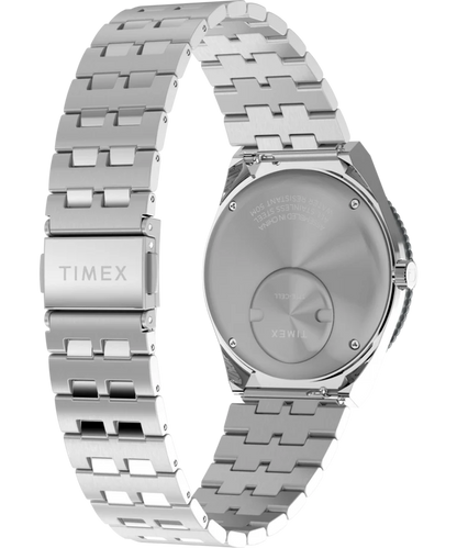 Timex : Q Timex GMT noir 38 mm, vue de présentation