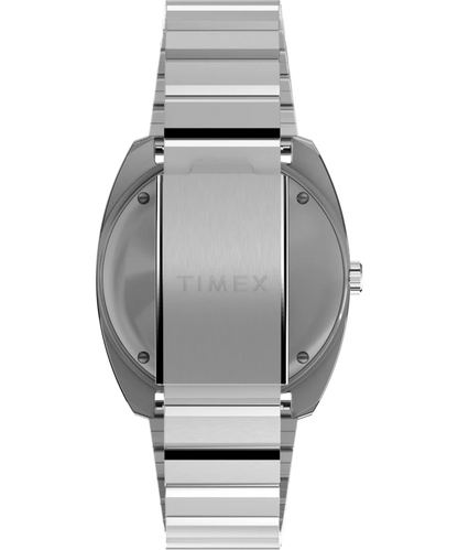Timex : Q Timex 1975 Enigma Reissue bleu 37 mm, vue de présentation