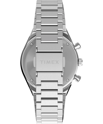 Timex Watch: Q Timex Chronograph 40mm White TW2Y36200