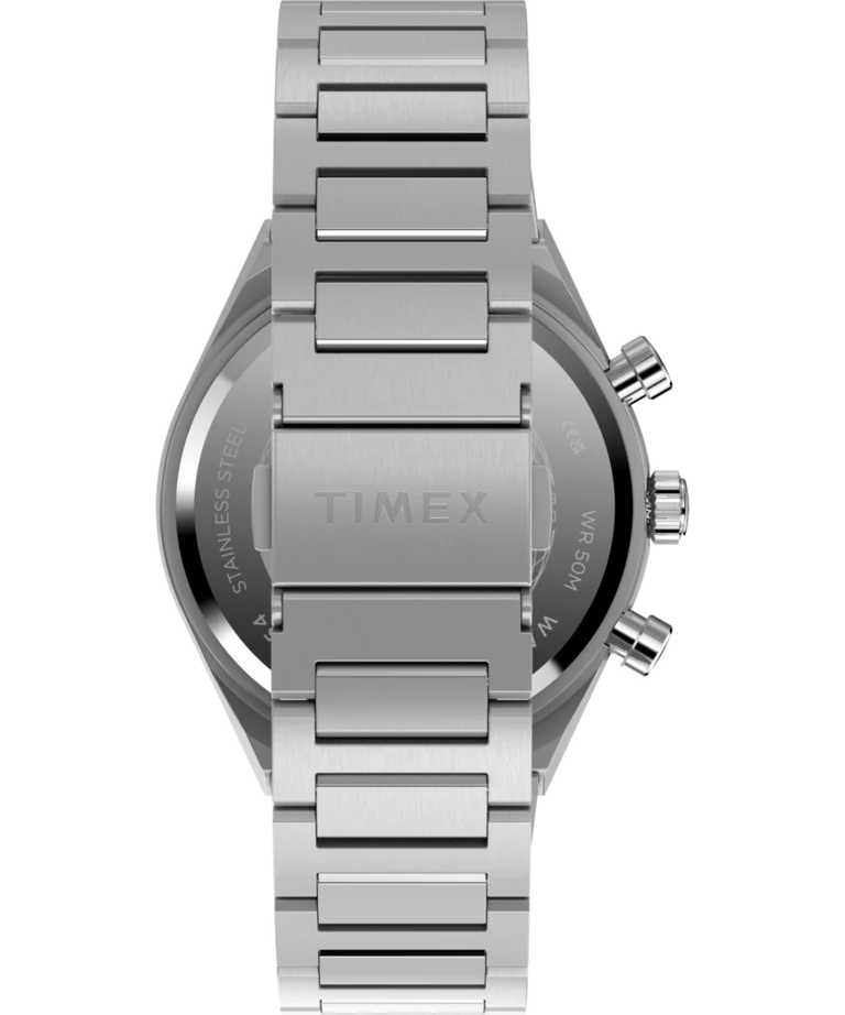 Timex Watch: Q Timex Continental Chronograph 40mm Blue TW2Y55900