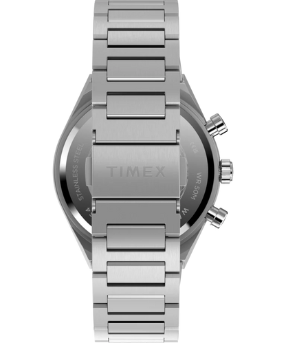 Timex Watch: Q Timex Continental Chronograph 40mm Blue TW2Y55900