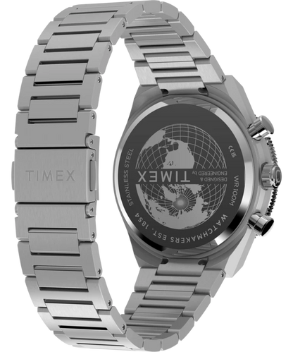 Timex Watch: Q Timex Continental Chronograph 40mm Blue TW2Y55900