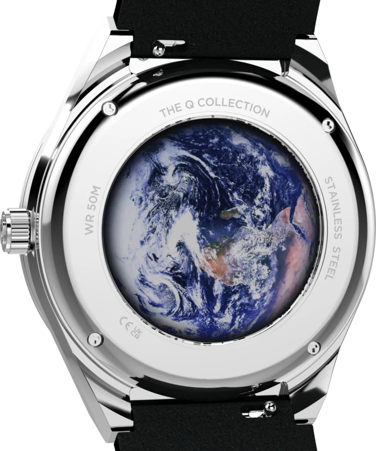 Timex : Q Timex NASA noir 40 mm, vue de présentation