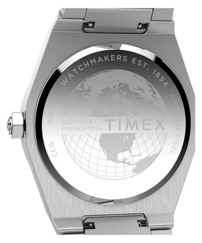 Timex : Q Timex Marbella bleu 40,5 mm, vue de présentation