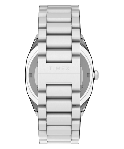 Timex : E Line automatique argenté 38 mm, vue de présentation