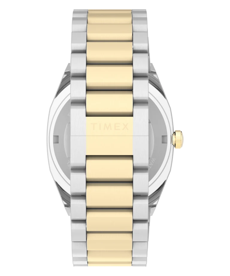 Timex : E Line automatique argenté 38 mm, vue de présentation