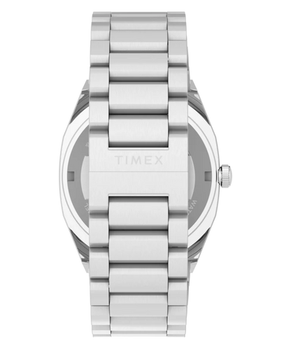 Timex : E Line automatique bleu 38 mm, vue de présentation