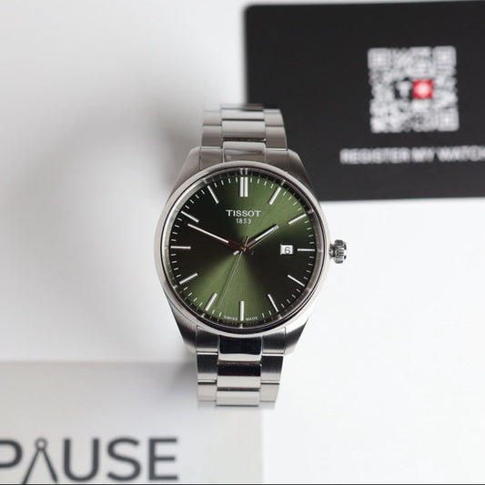 TISSOT WATCH: PR100 GREEN 40MM T1504101109100